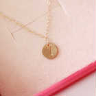 Com Letter Necklace