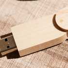 【名入れ】木製USB ピュールウッドRotate