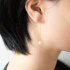 パールロングピアス