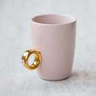 Cup Ring | カラー | ピンク×ゴールド