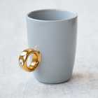 Cup Ring | カラー | グレー×ゴールド