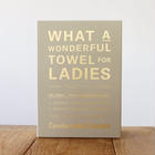 THE TOWEL for LADIES 箱入り
