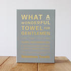 THE TOWEL for GENTLEMEN 箱入り