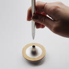 Vertical Bamboo Stand Pen