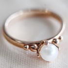 Baby Ring Pearl/パール | カラー | リング|ピンクゴールド