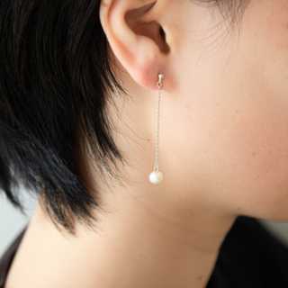 パールロングピアス