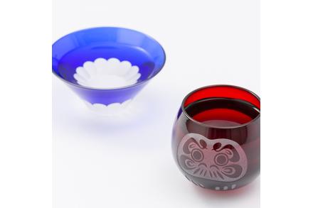 Fuji &Daruma ぐい呑み(ペアセット)