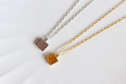 Tiny Square Necklace