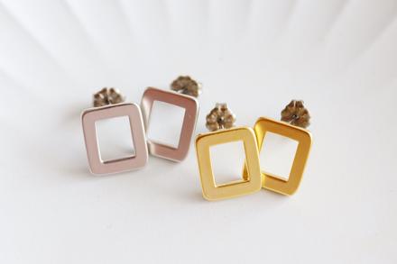 Rectangle ピアス