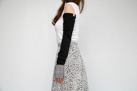 sunny cloth check cuff