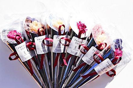 タオルハンカチ FLOWER(10本セット)