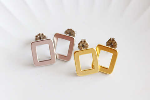 Rectangle ピアス