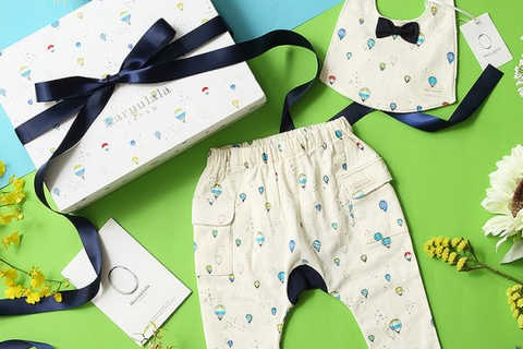 男の子用出産祝い2点セット